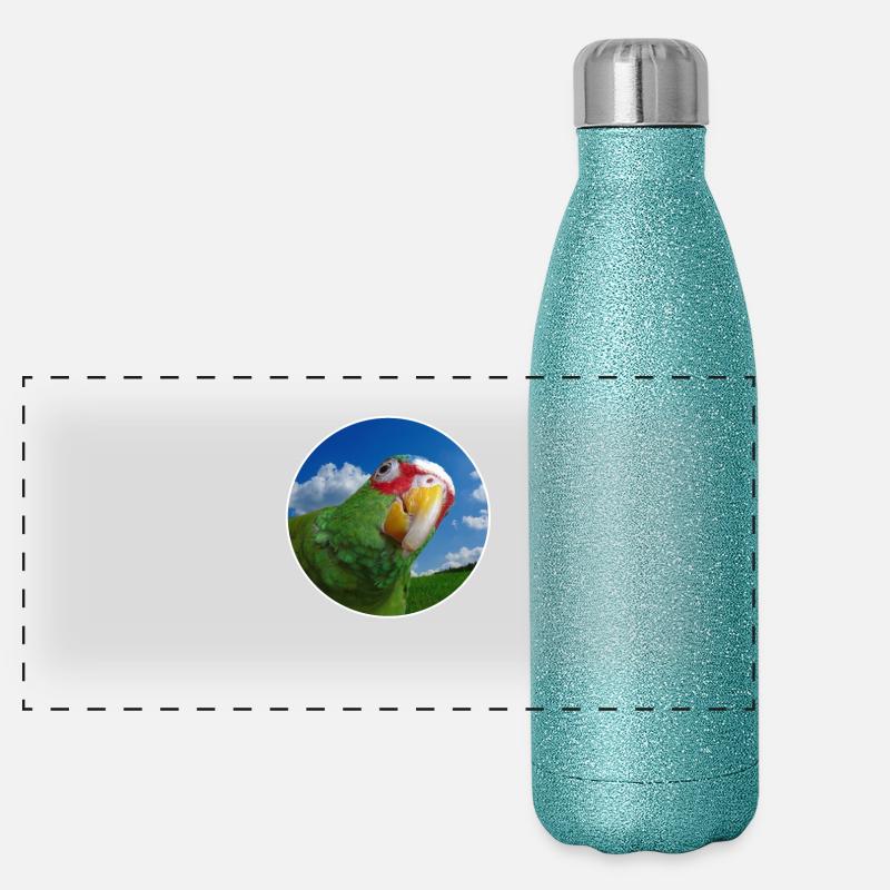 Rieuse Amazon Gourde isotherme panoramique pailletée 500 ml
