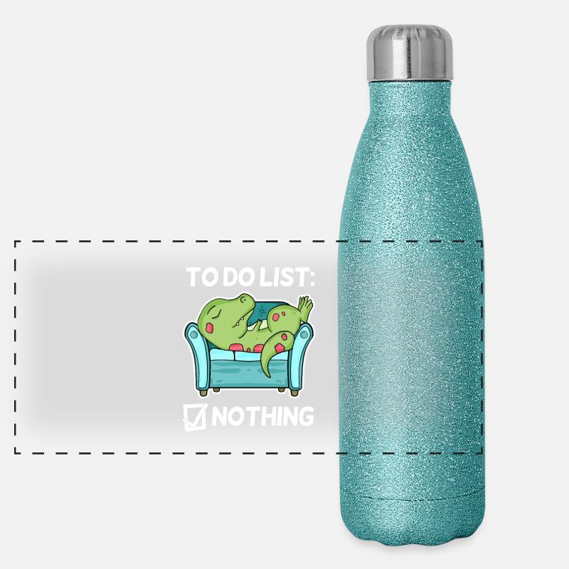To do list Nothing Dinosaur Panoramic Glitter Thermal Bottle 500 ml