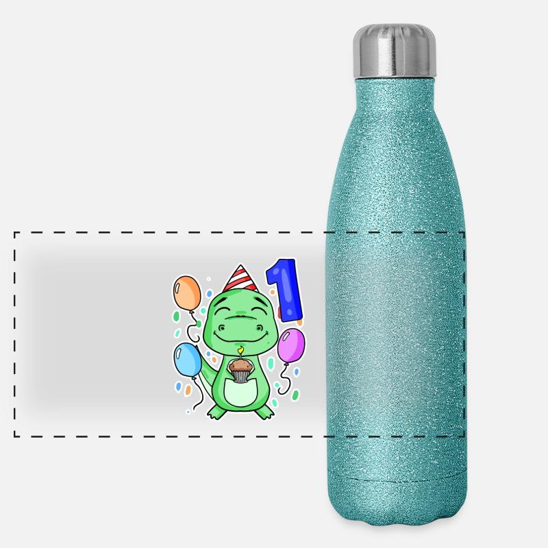 1er anniversaire - 1 an Gourde isotherme panoramique pailletée 500 ml