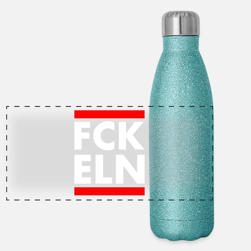 Fck eln Panorama Glitzer Isolierflasche 500 ml