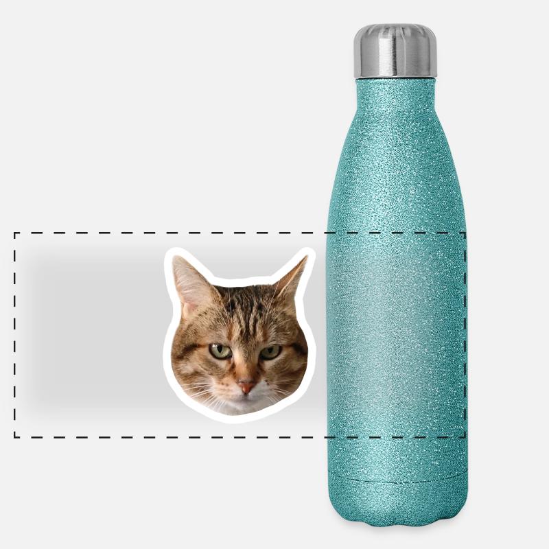 Missty sticker triste Gourde isotherme panoramique pailletée 500 ml