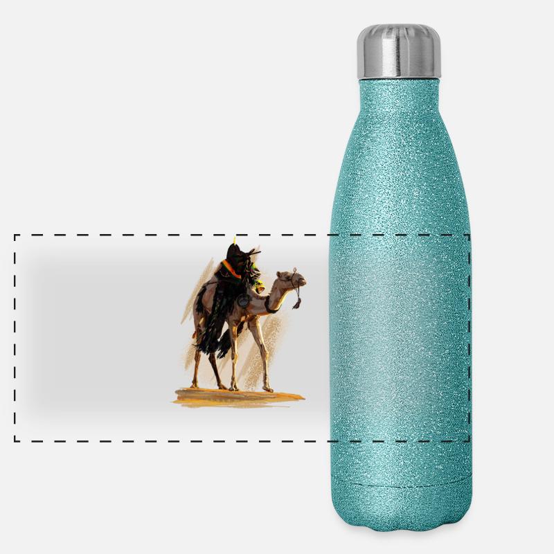 Chameau Gourde isotherme panoramique pailletée 500 ml