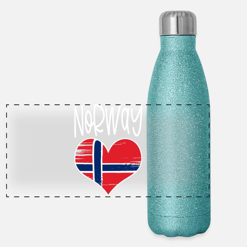 Norvège Gourde isotherme panoramique pailletée 500 ml