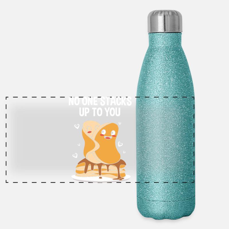 pancake Panoramic Glitter Thermal Bottle 500 ml