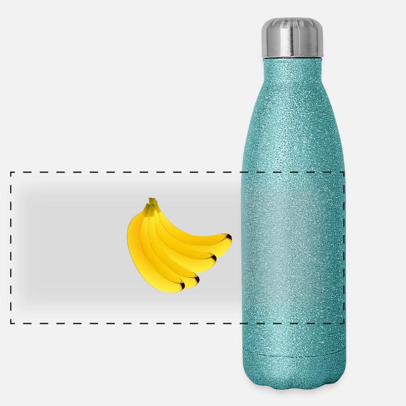 Bananas Panoramic Glitter Thermal Bottle 500 ml