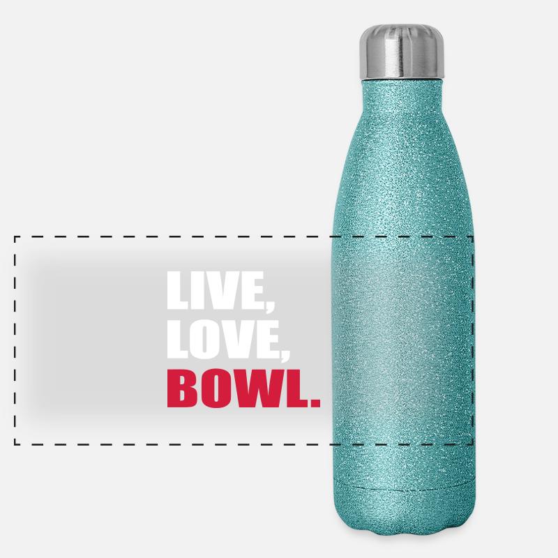 bowling Panoramic Glitter Thermal Bottle 500 ml