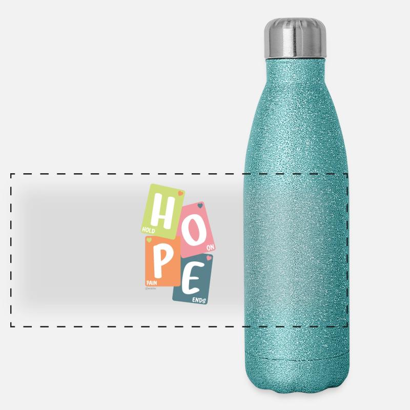 Hope Panorama Glitzer Isolierflasche 500 ml
