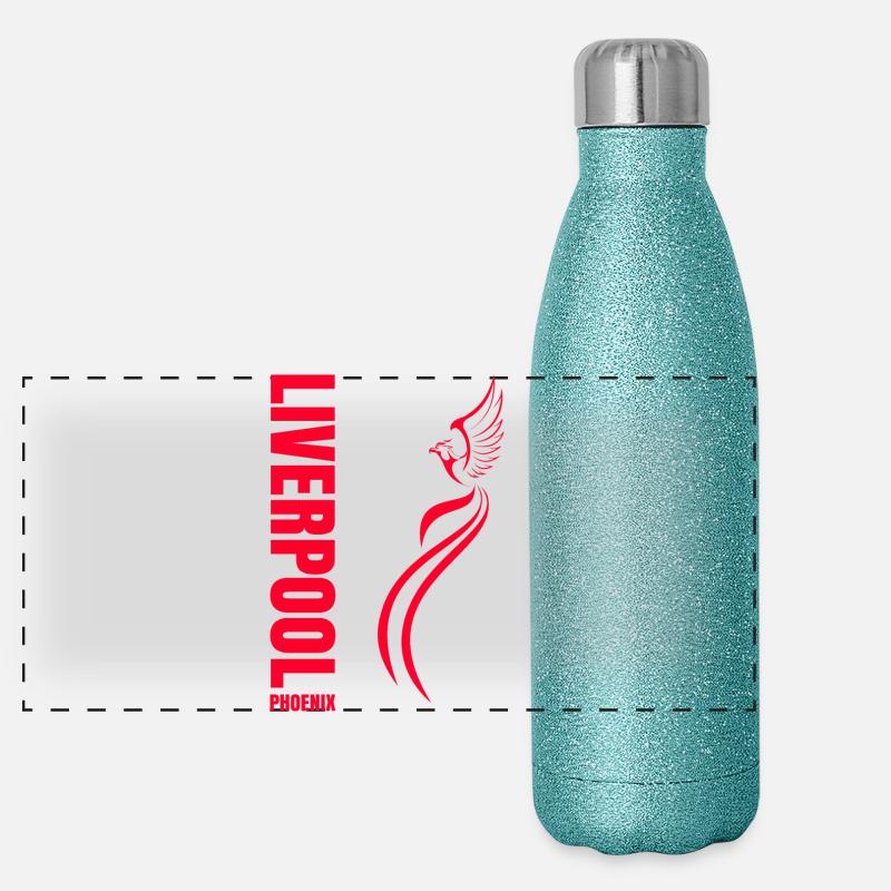 LIVERPOOL PHOENIX Panorama Glitzer Isolierflasche 500 ml
