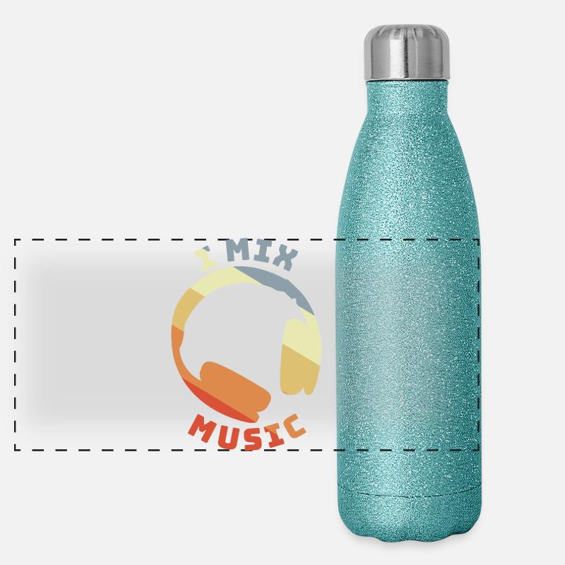 DJ Quote Panoramic Glitter Thermal Bottle 500 ml