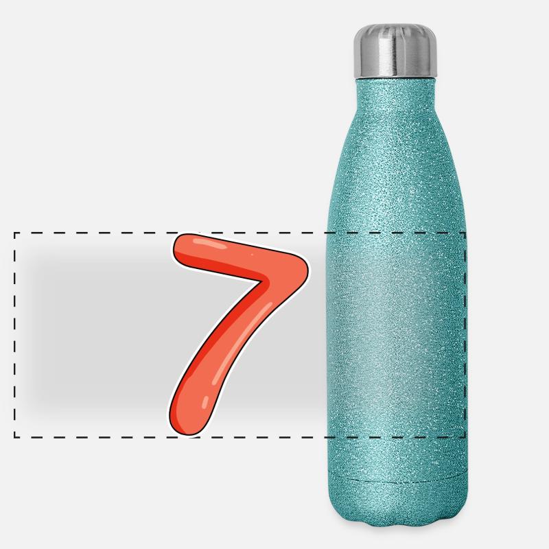 Seven Panoramic Glitter Thermal Bottle 500 ml