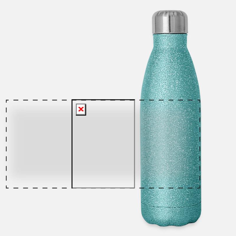 Image introuvable – mais style garanti Gourde isotherme panoramique pailletée 500 ml