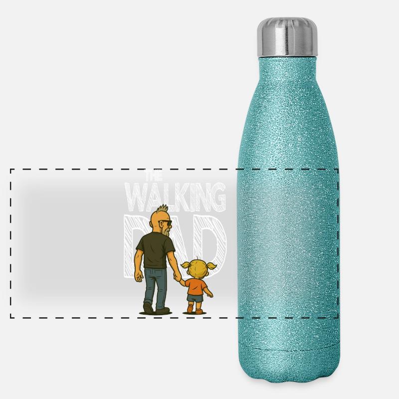 Le DAD qui marche Gourde isotherme panoramique pailletée 500 ml