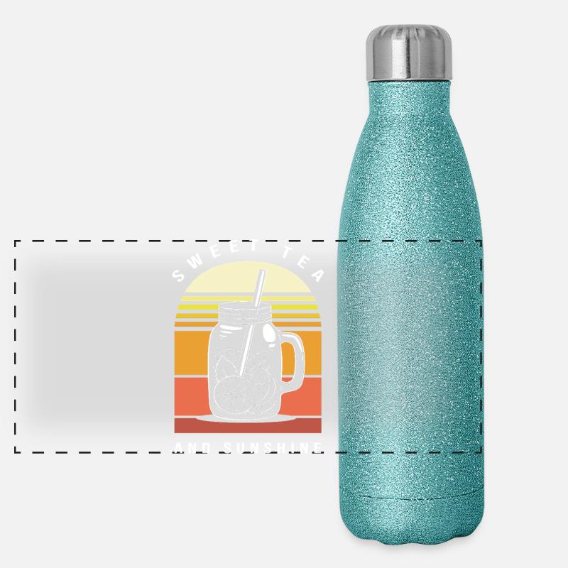 Thé Chai Gourde isotherme panoramique pailletée 500 ml
