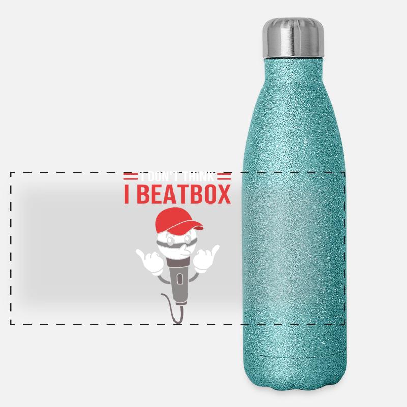 Boîte à rythmes Gourde isotherme panoramique pailletée 500 ml