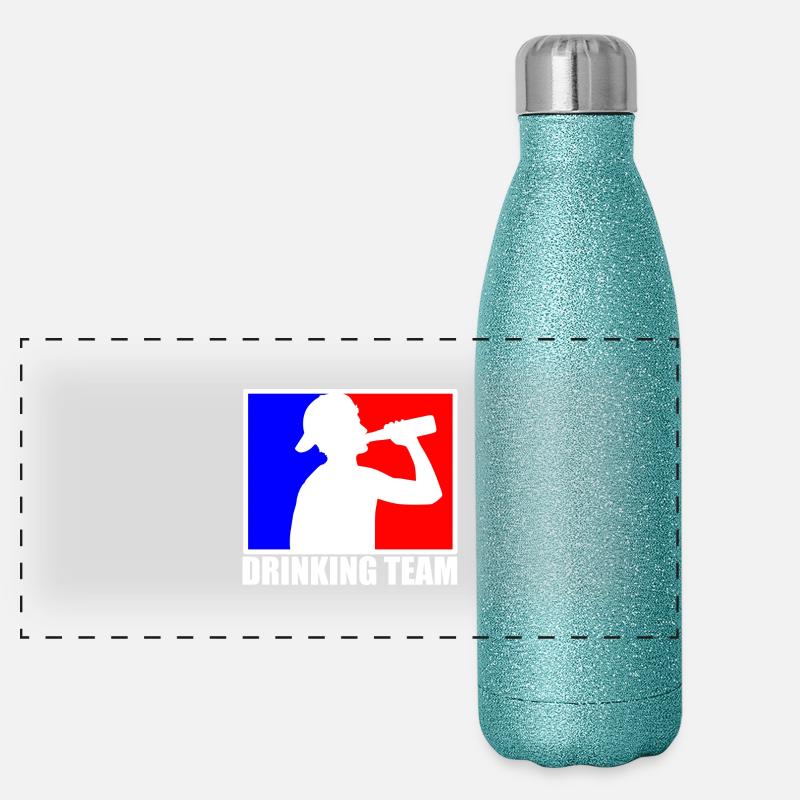 drinking team Gourde isotherme panoramique pailletée 500 ml