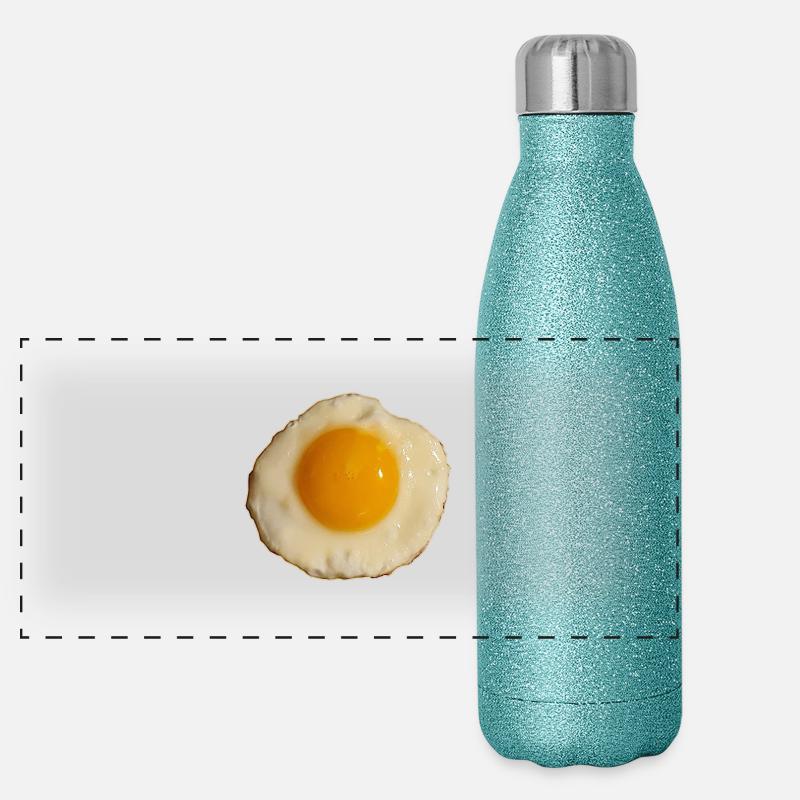 Ei of the tiger | Happy Easter Mirror Egg SongShirt Panoramic Glitter Thermal Bottle 500 ml