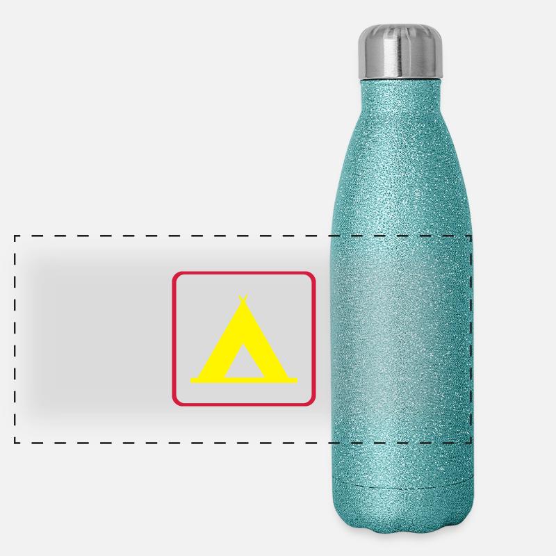10_sign Panorama Glitzer Isolierflasche 500 ml