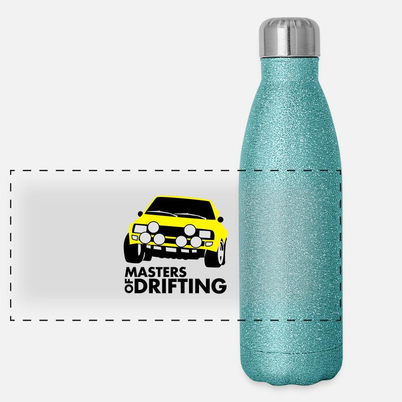 Masters of drifting Panorama Glitzer Isolierflasche 500 ml