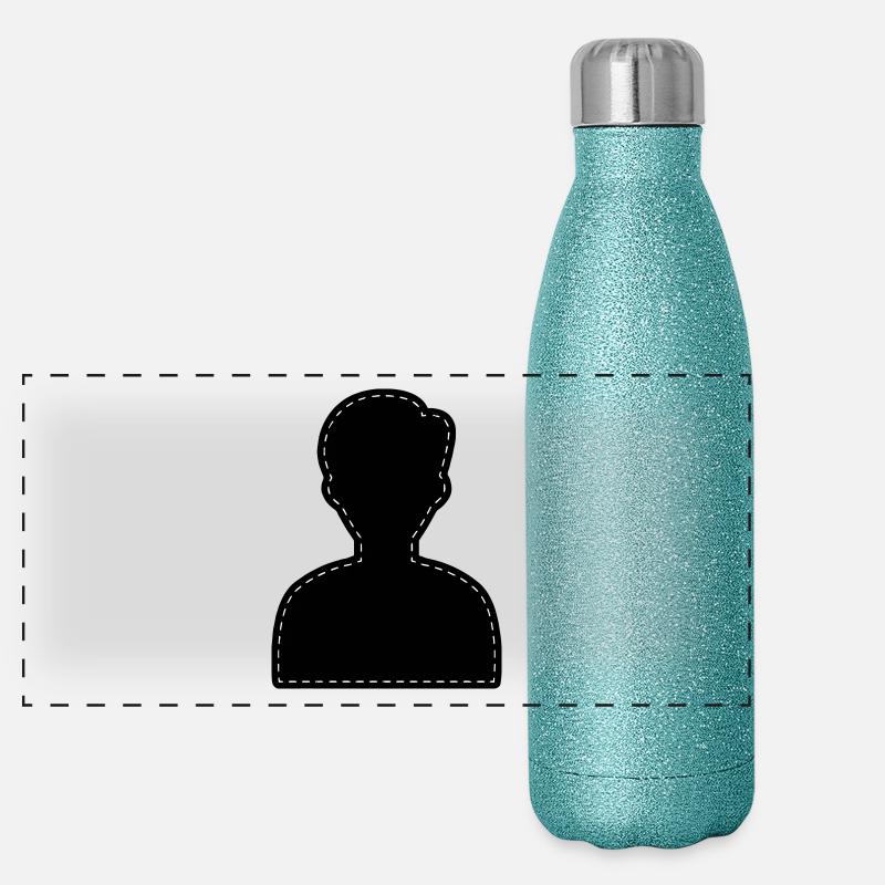 Icon Account Avatar Panoramic Glitter Thermal Bottle 500 ml