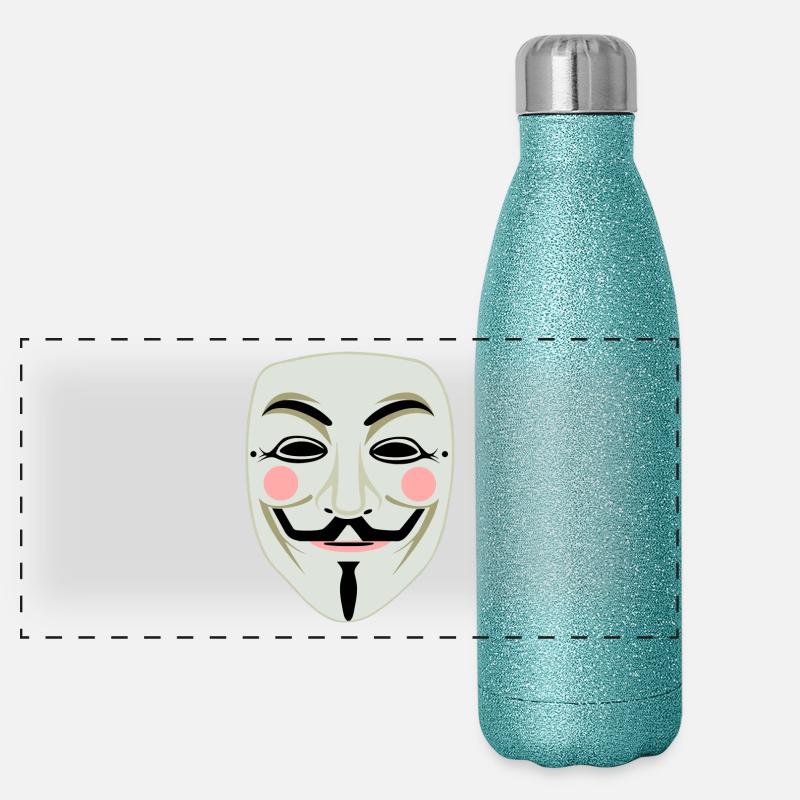 anonyme Gourde isotherme panoramique pailletée 500 ml