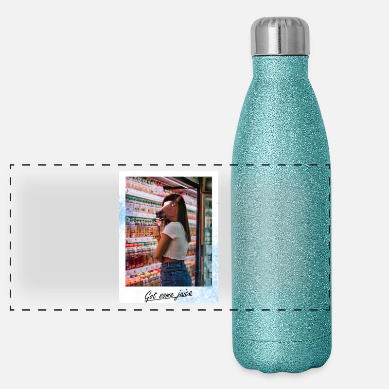 J'ai du jus Gourde isotherme panoramique pailletée 500 ml
