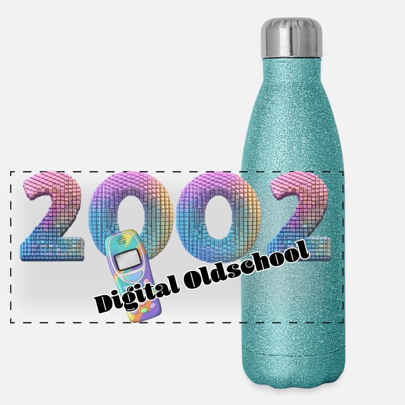 2002 – Mobiler Digitalstil Panorama Glitzer Isolierflasche 500 ml