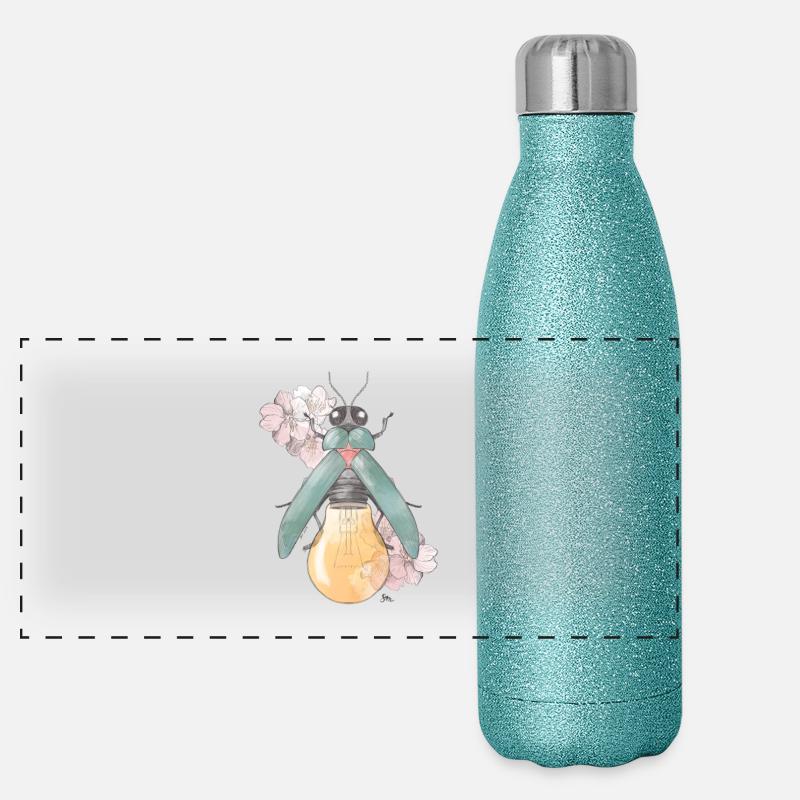 Poire | Floraison | Coléoptères Gourde isotherme panoramique pailletée 500 ml