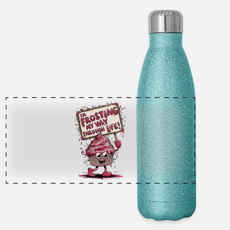 Frosting My Way Panorama Glitzer Isolierflasche 500 ml