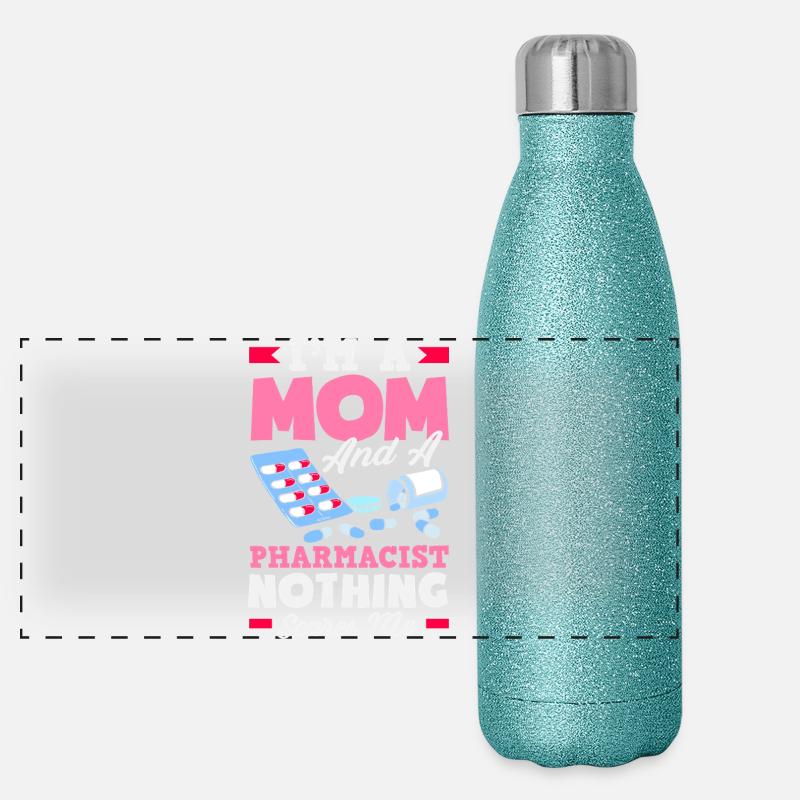 Pharmacist Pharmaceutical Technical Panoramic Glitter Thermal Bottle 500 ml