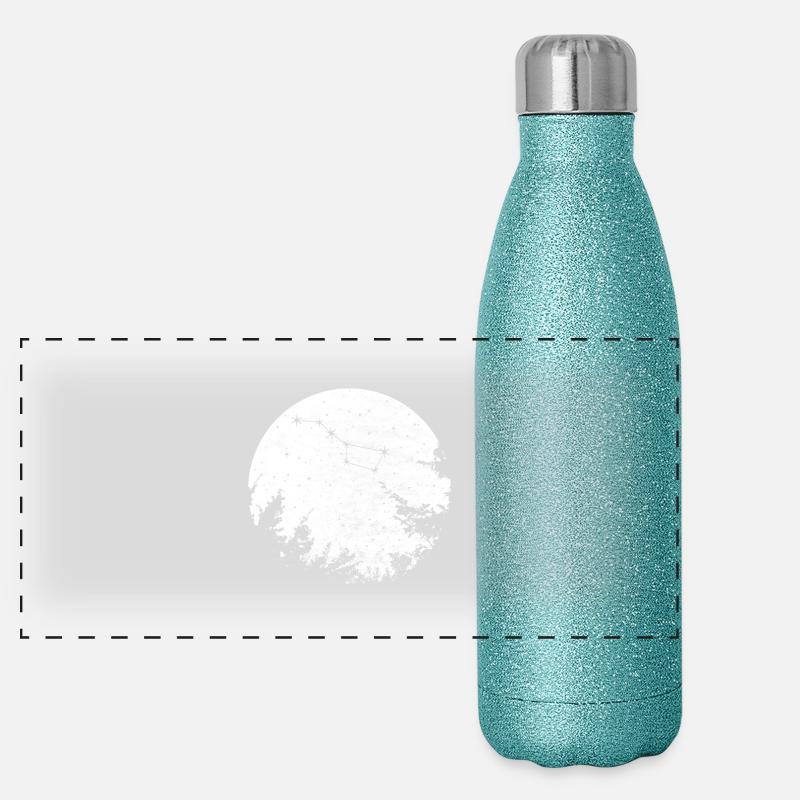Großer Bär Wagen Sternbild Konstellation Panorama Glitzer Isolierflasche 500 ml