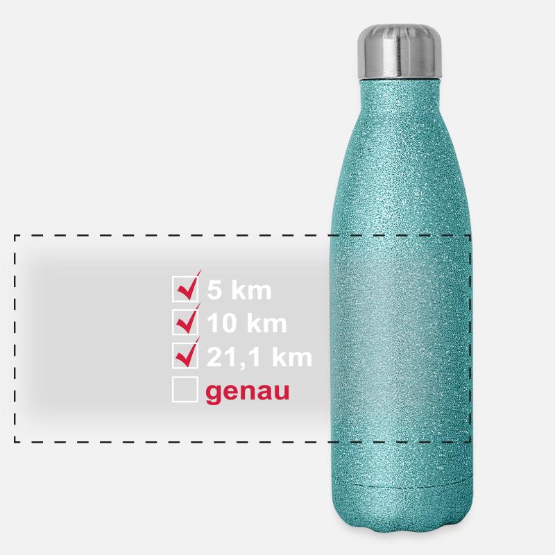 Marathon Panorama Glitzer Isolierflasche 500 ml