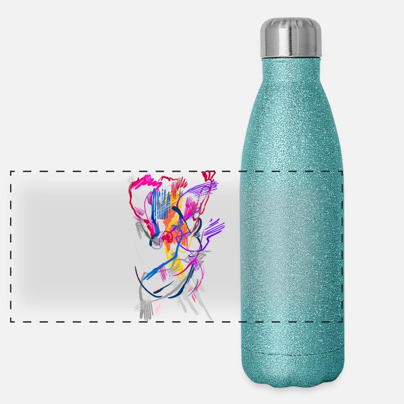 Art Panoramic Glitter Thermal Bottle 500 ml