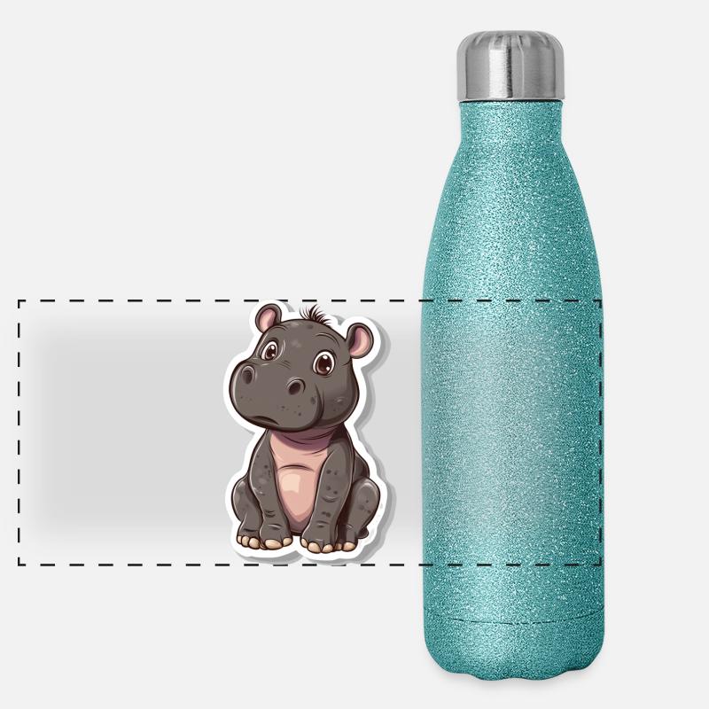 Panorama Glitzer Isolierflasche 500 ml