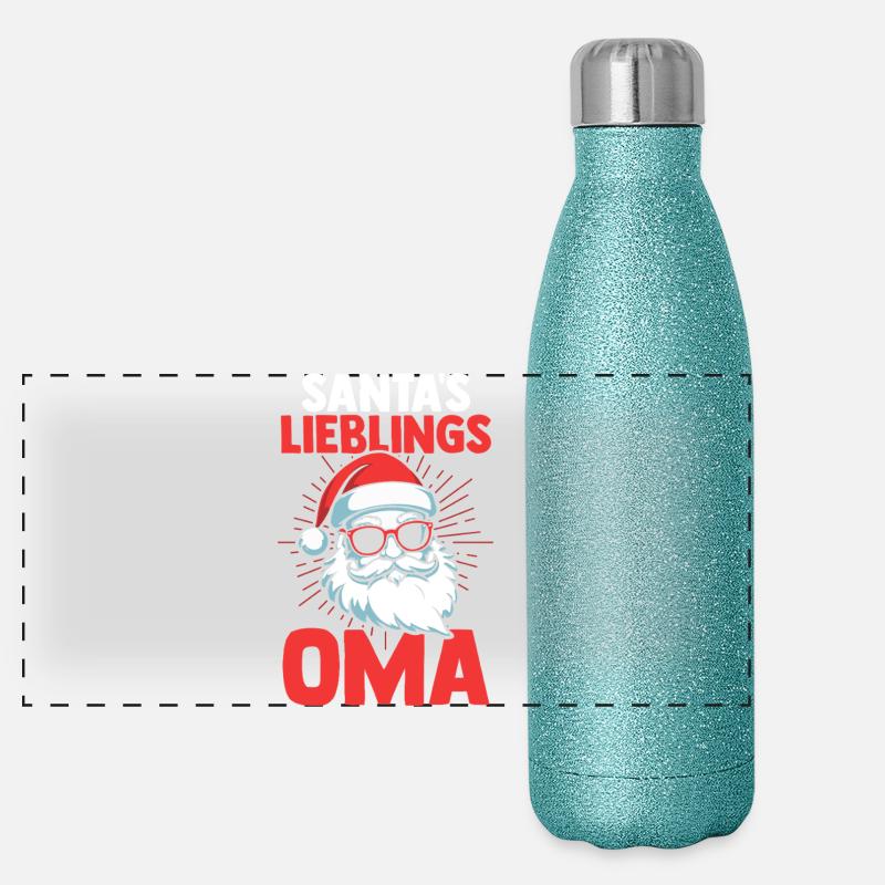 Noël Mère Mère Noël Gourde isotherme panoramique pailletée 500 ml