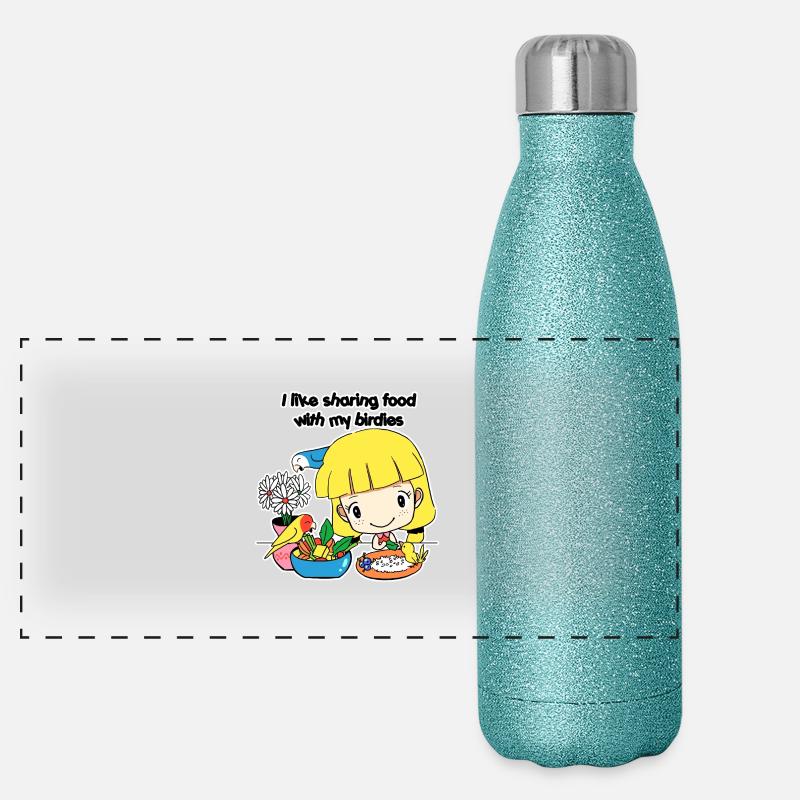 Sharing food Panoramic Glitter Thermal Bottle 500 ml