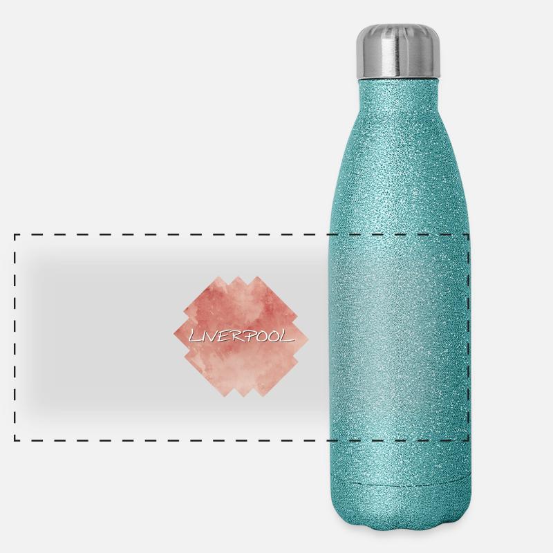 Liverpool Panorama Glitzer Isolierflasche 500 ml