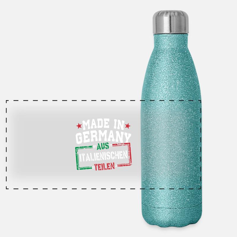 Made in Germany aus Italien Panorama Glitzer Isolierflasche 500 ml