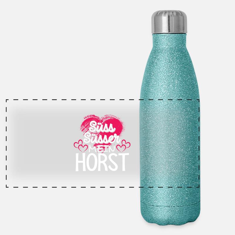 HORST - süss Panorama Glitzer Isolierflasche 500 ml