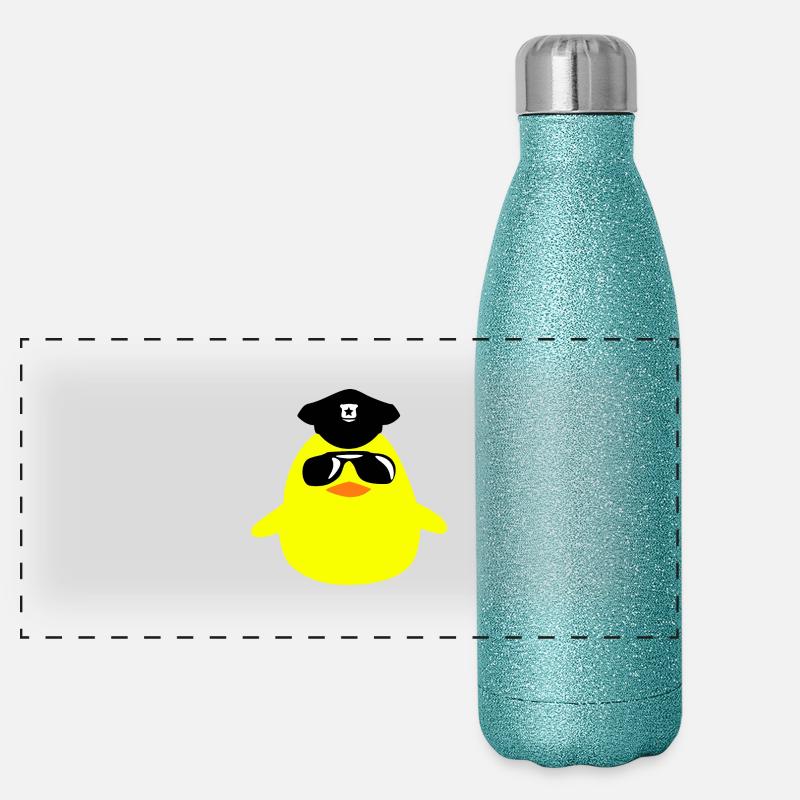 cool_cop_chick Panoramic Glitter Thermal Bottle 500 ml