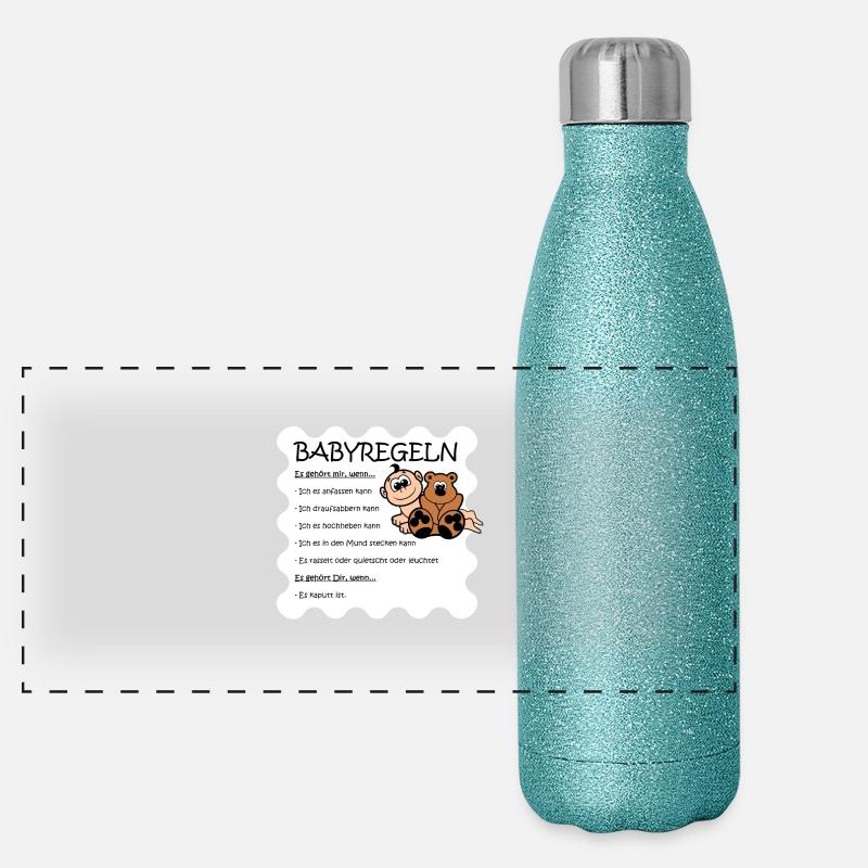 baby regulate Panoramic Glitter Thermal Bottle 500 ml