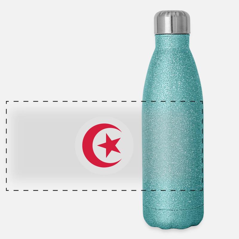 tunisia Panoramic Glitter Thermal Bottle 500 ml