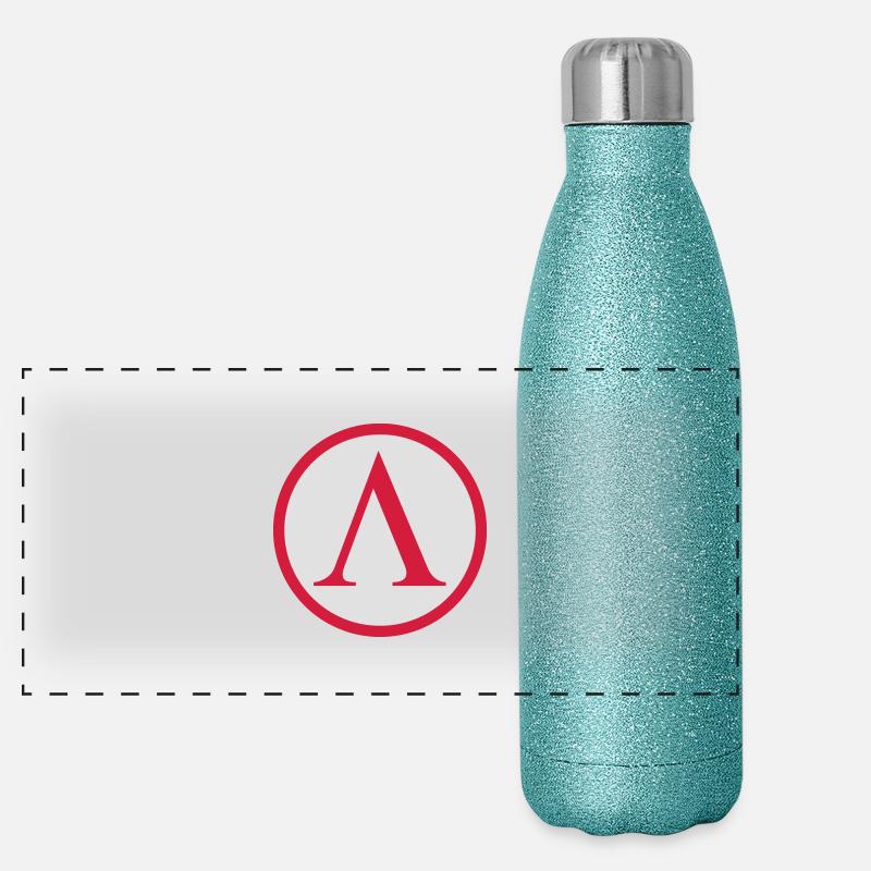 Spartan roundel Panorama Glitzer Isolierflasche 500 ml