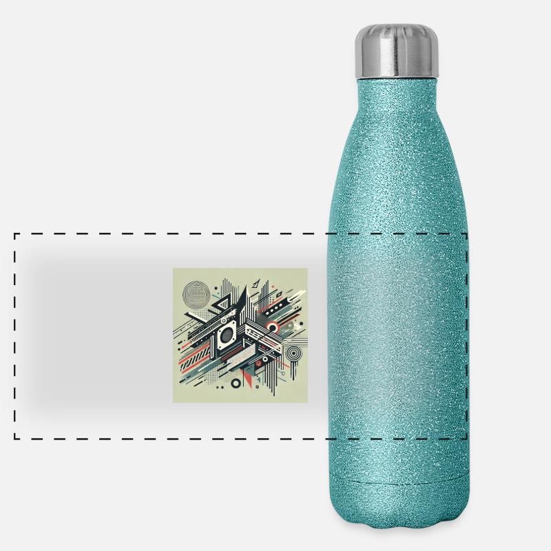 Style Panorama Glitzer Isolierflasche 500 ml