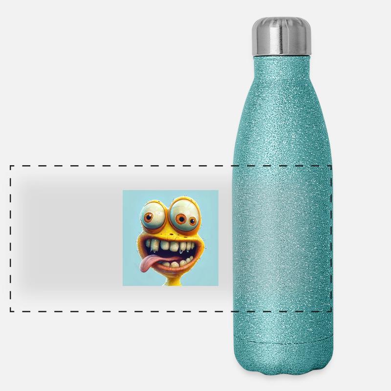 Funny Panoramic Glitter Thermal Bottle 500 ml