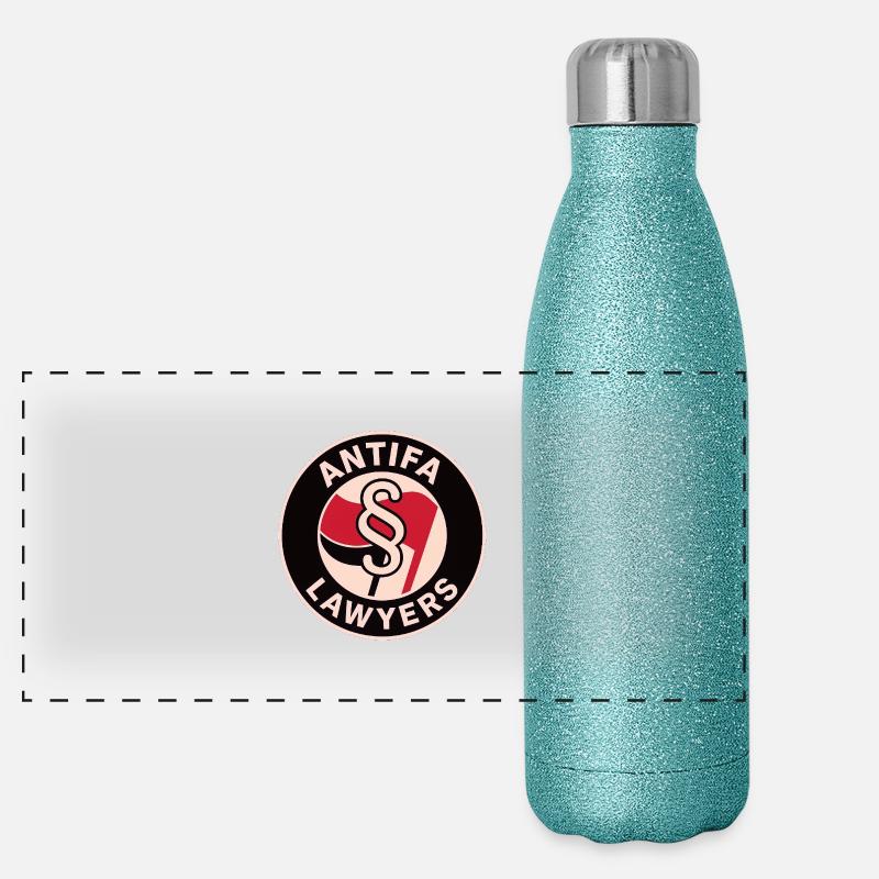 Avocats Antifa Gourde isotherme panoramique pailletée 500 ml