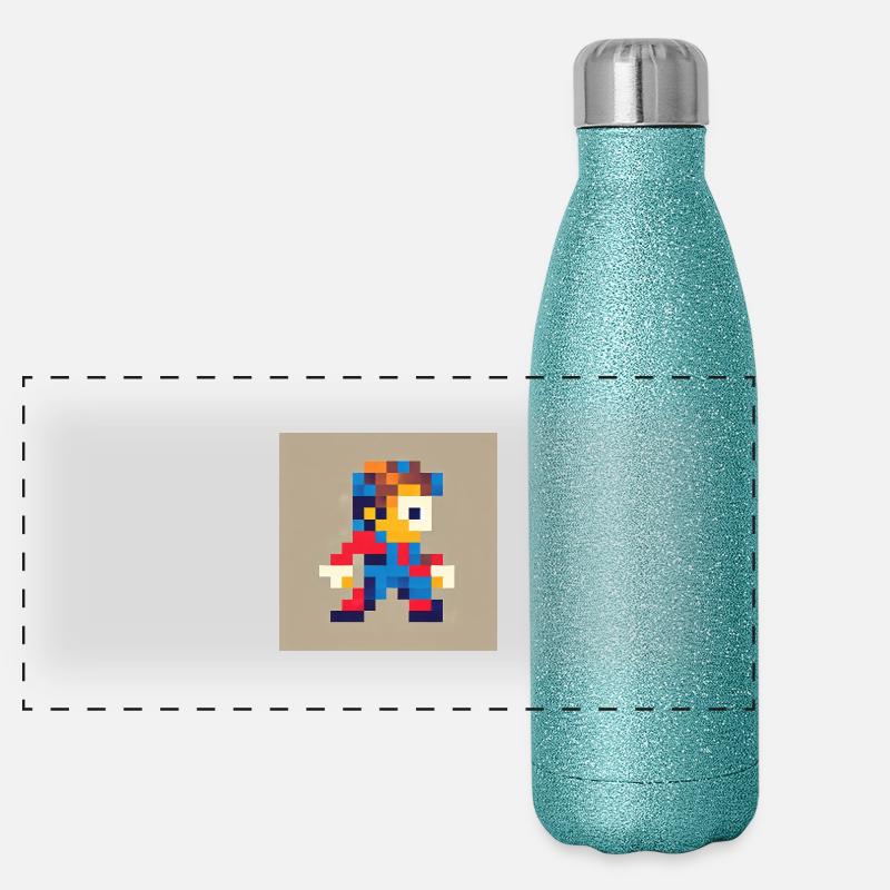 TOKEN NFT CARTOON Panoramic Glitter Thermal Bottle 500 ml