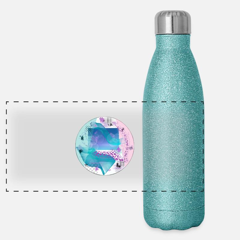Fantasy World Sphere Panorama Glitzer Isolierflasche 500 ml