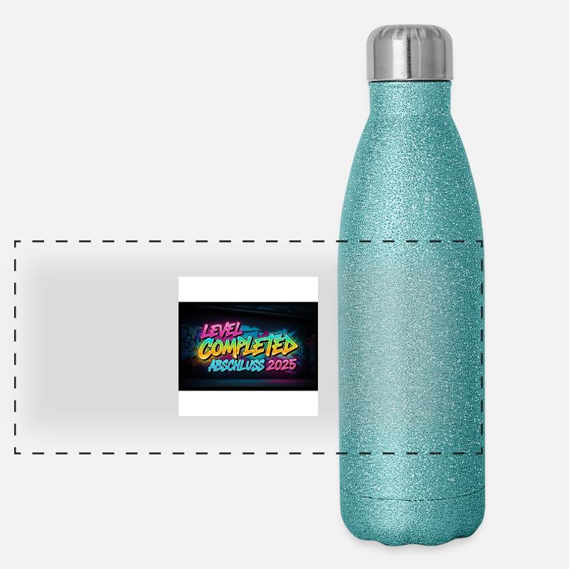 Stylish Graduation 2025 Design – Perfect Panoramic Glitter Thermal Bottle 500 ml