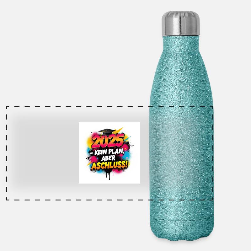Stylish Graduation 2025 Design – Perfect Panoramic Glitter Thermal Bottle 500 ml