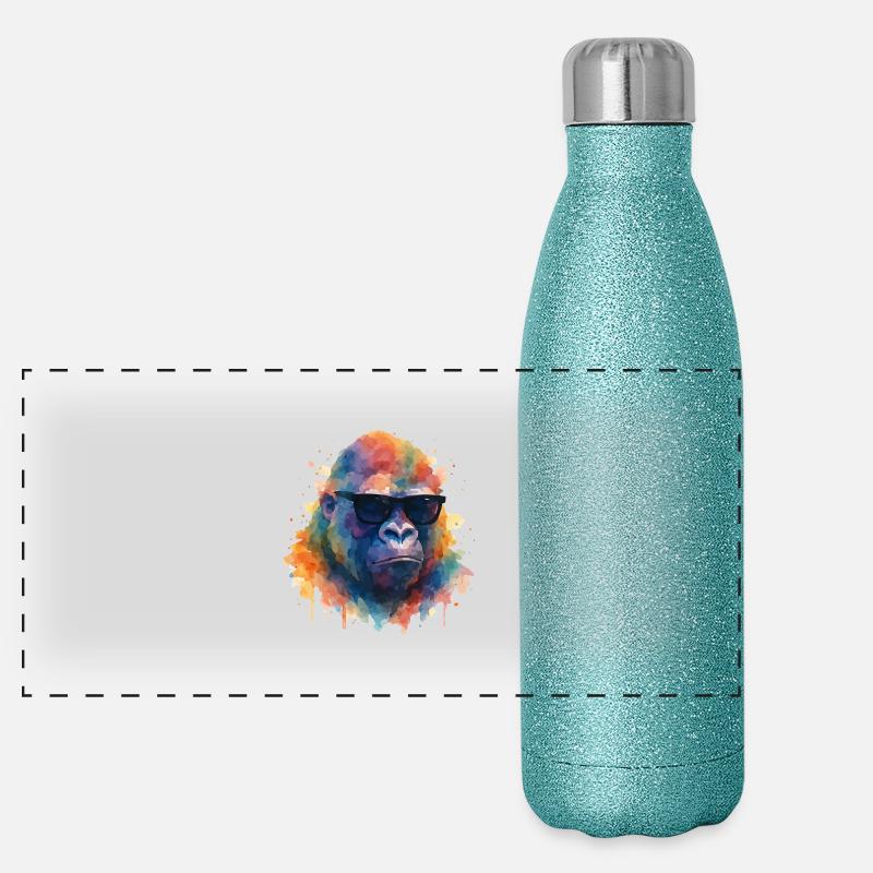 Lunettes de soleil Gorilla Gourde isotherme panoramique pailletée 500 ml